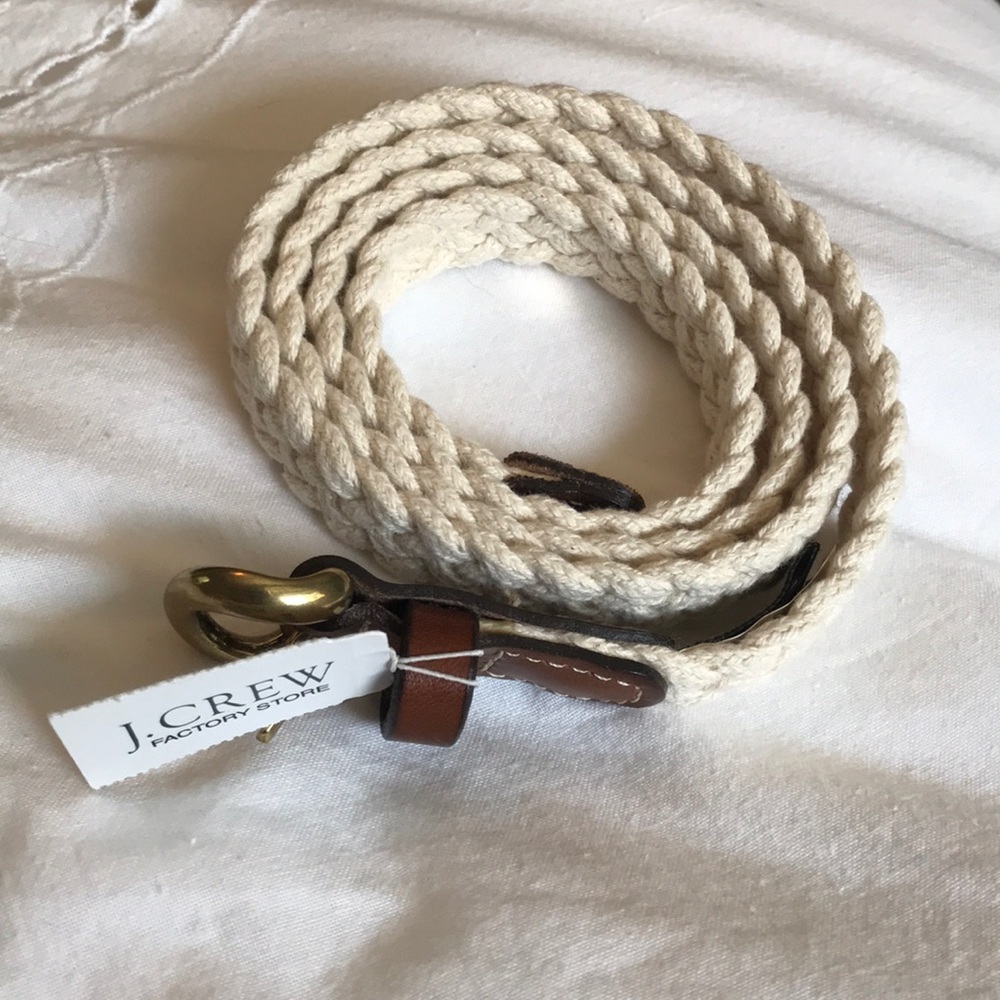 J Crew braided belt